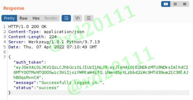 Figure 24: Inspecting the API response value