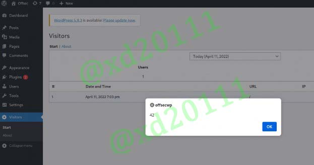 Figure 28: Demonstrating the XSS vulnerability