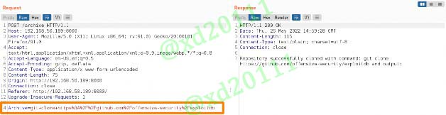 Figure 26: Archive Parameter in the POST request