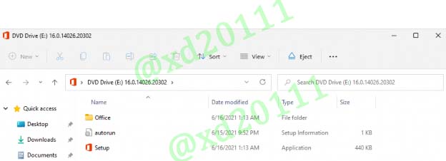 Figure 15: Microsoft Office 2019 installer