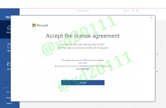 Figure 17: License Agreement