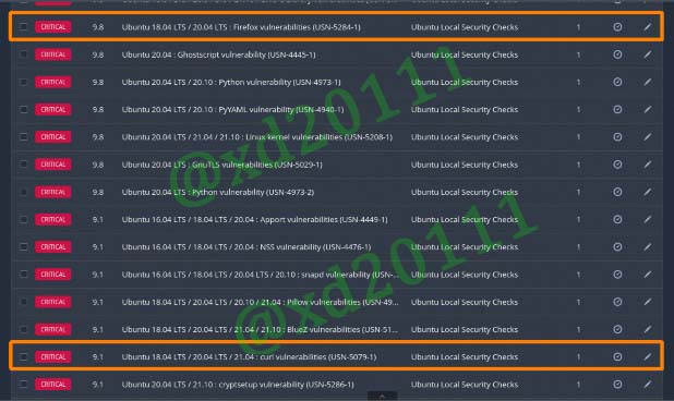 Figure 35: Vulnerability data of Firefox and curl