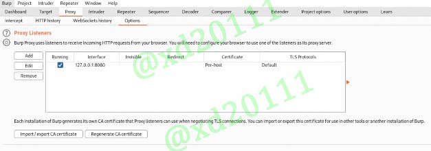 Figure 7: Proxy Listeners